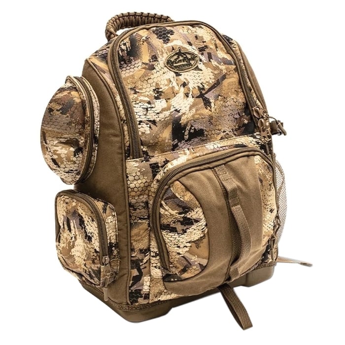 Rig' Em Right Waterfowl 13" x 8" x 17" Lowdown Floating Backpack, Optifade Marsh Camouflage - Rig Em Right Waterfowl