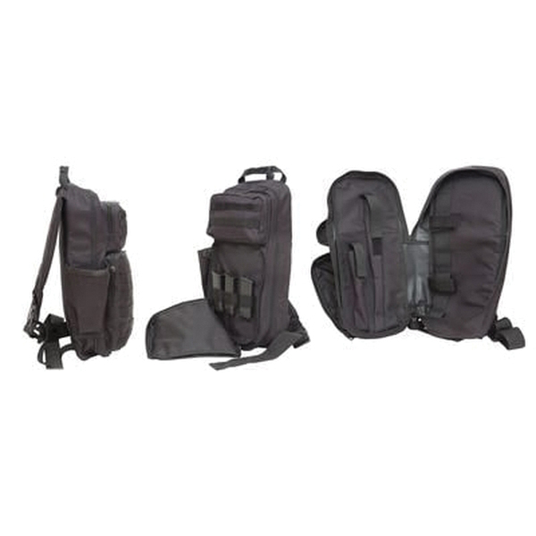 Just Right Carbines 9.50" x 4" x 21.50" Takedown Gun Sling Backpack, Black - Just Right Carbines