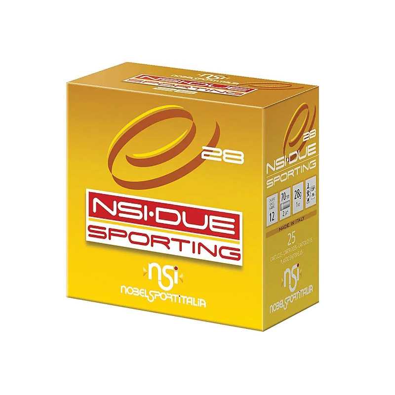Nobel Sport Due Sporting 12 Gauge 2-3/4" #7.5 1 Ounce 25rds - Nobel Sport