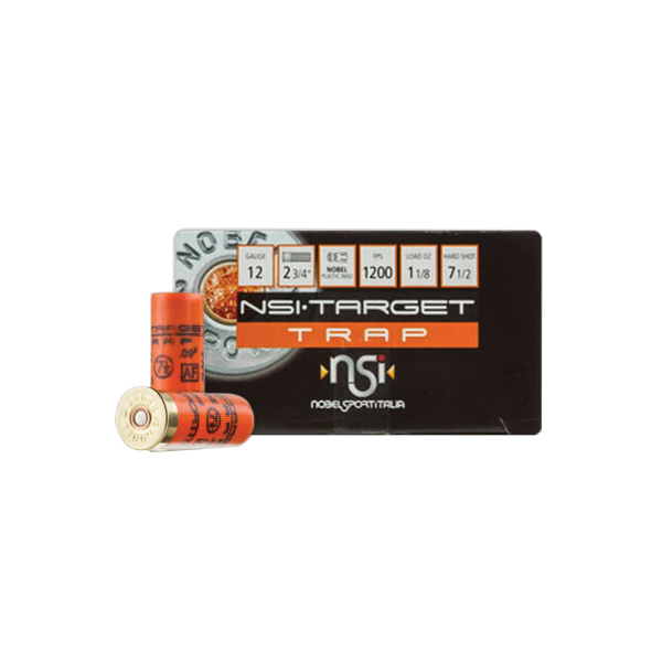 Nobel Sport Target Trap Gold 12 Gauge 2-3/4" #7.5 1-1/8 Ounce 25rds - Nobel Sport