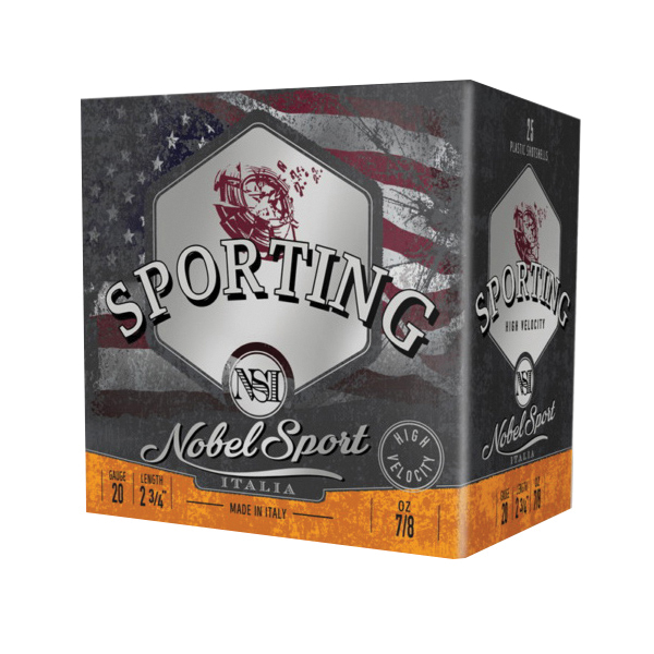 Nobel Sport Sporting 20 20 Gauge 2-3/4" #7.5 7/8 Ounce 25rds - Nobel Sport
