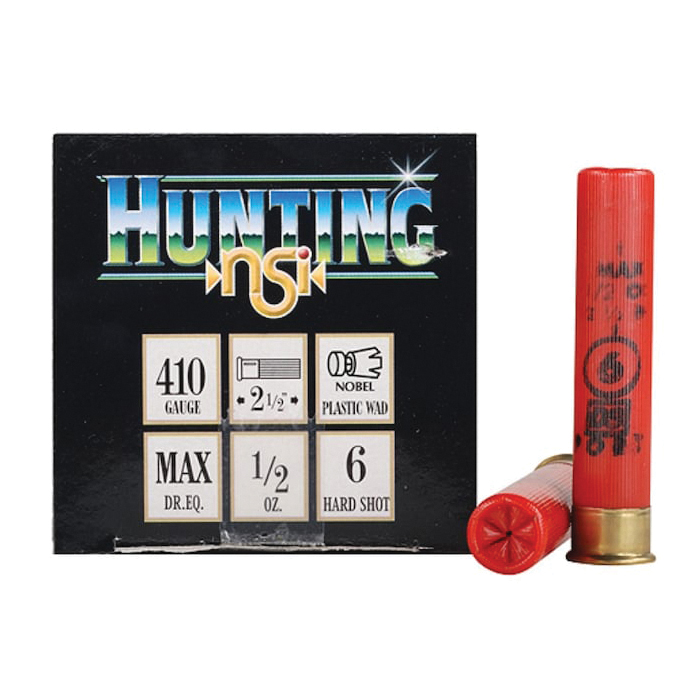 Nobel Sport Hunting Loads .410 Gauge 2-1/2" #6 1/2 Ounce 25rds