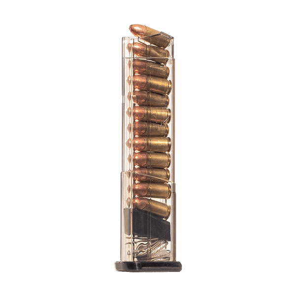 ETS S&W Shield 12 Round 9mm Magazine, Translucent - SW9-SHD-12 - Ets