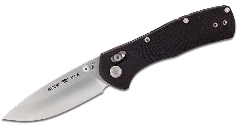 Buck Range Pro Foldidng Drop Point Knife, Black - 0791BKS1-B