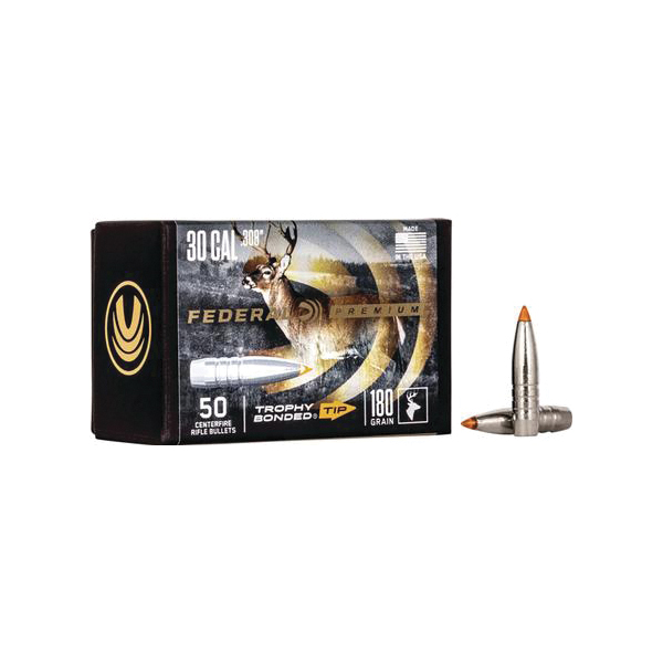 Federal .308 Cal BPT Rifle Bullet, 180 gr 0.308" 50rds - Federal