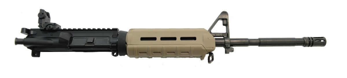 PSA 16" M4 Carbine Length 5.56 NATO 1/8 Phosphate MOE Upper With BCG, CH, & MBUS Rear, Flat Dark Earth