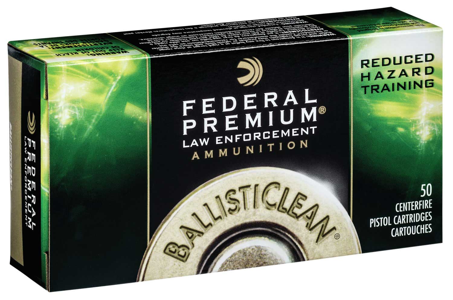 Federal BallistiClean 45ACP 155gr Frangible Ammunition, 50rds - BC45CT1