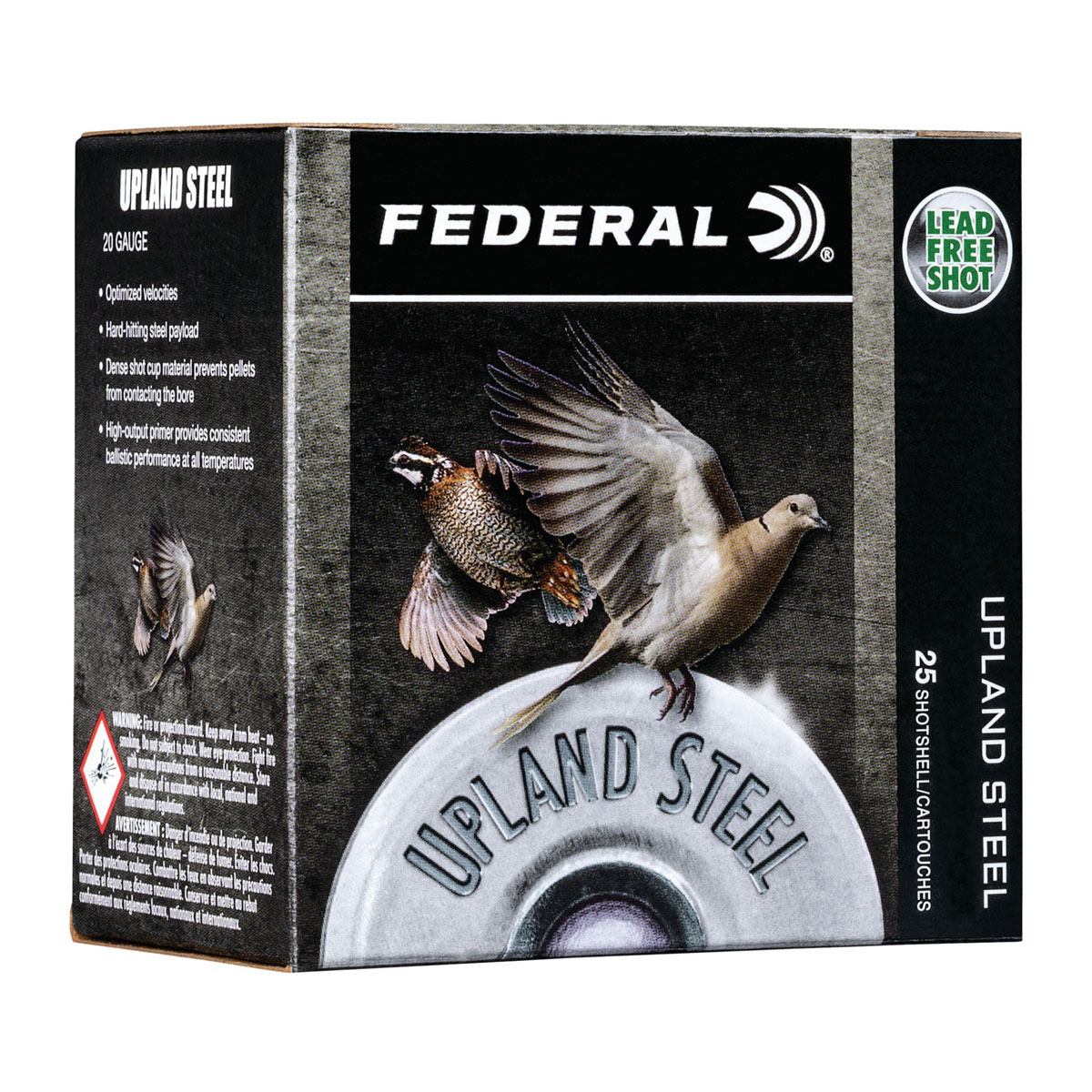 Federal Upland Steel 2.75" 3/8 oz 6 Shot .410 Ammunition 25 Rounds - USH4106 - Federal