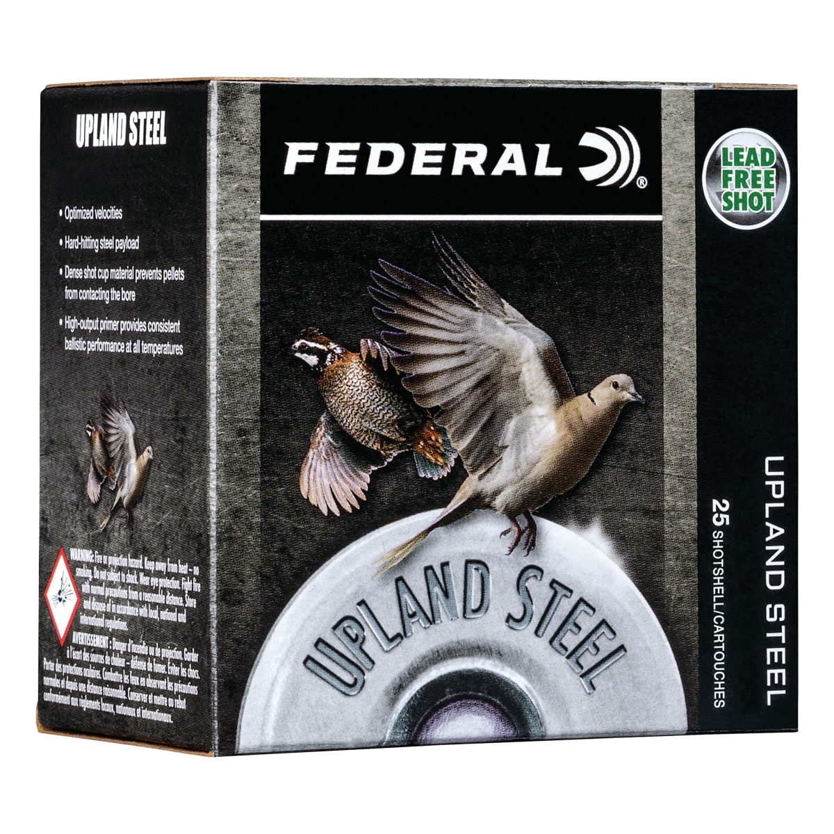 Federal Upland Steel .410 Gauge 2 3/4" 25 Rounds Ammunition - USH41075 - Federal