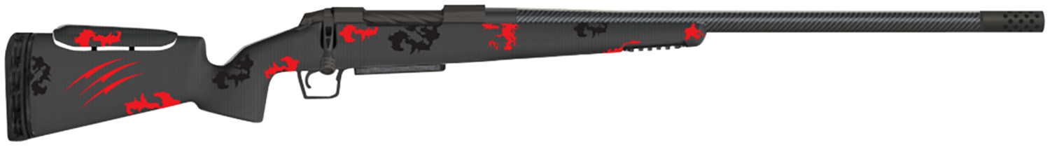 Fierce Firearms Carbon Rival XP 6.8 Western Bolt Action Rifle, Blood Red Camo - FCRXP68WES24BR