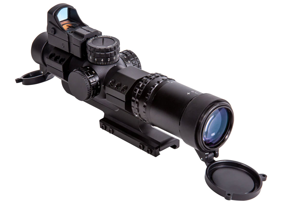 Firefield Rapidstrike 1-4x24 Riflescope With Impact Mini Reflex Sight, Black - FF13071K - Firefield