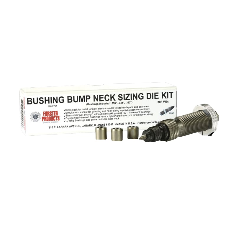 Forster .300 Win Mag Bushing Bump Neck Sizing Die Kit - Forster