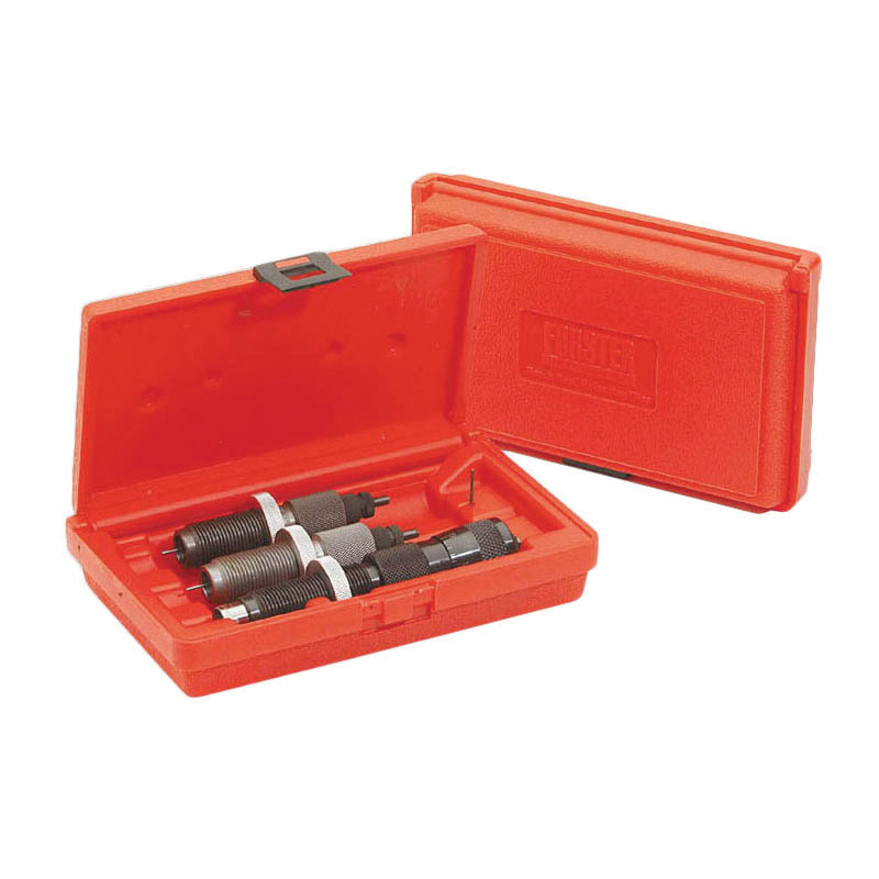 Forster 8.50" L x 2.50" H Deluxe 3-Die Storage Box, Red - Forster