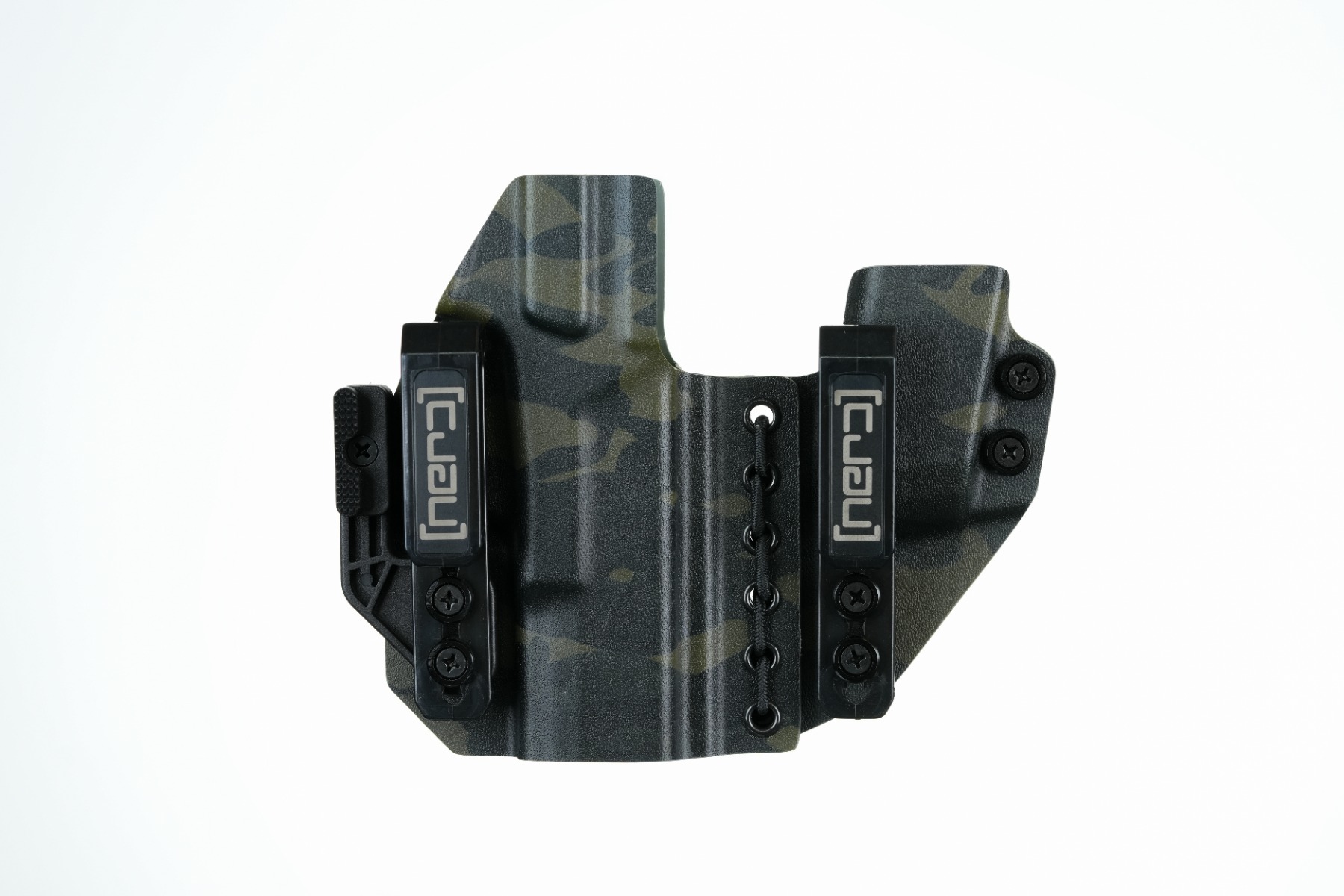 Nerd Contingency Optic Ready IWB Glock 19 Right Hand Kydex Holster, Multicam Black - Nerd Holsters