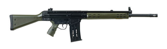 Panzer G3 12ga 18.5" 5rd Shotgun, OD/Black - PAG3TWTSG - Panzer Arms