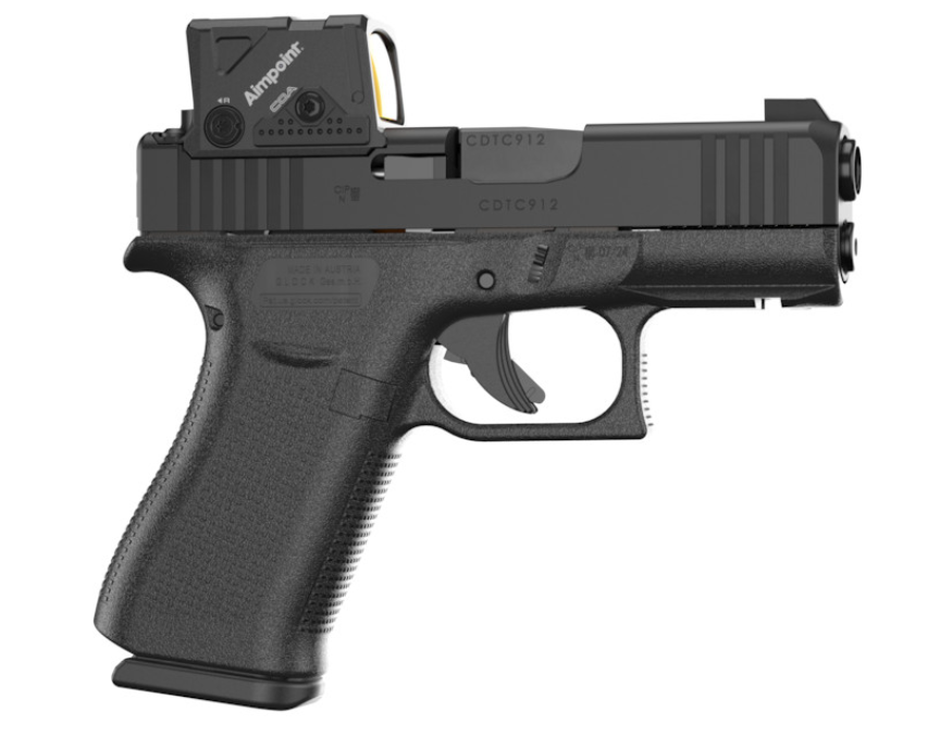 Glock 43X MOS w/Aimpoint COA Front Rail - PX4350B01FRMOS8A4 - Glock