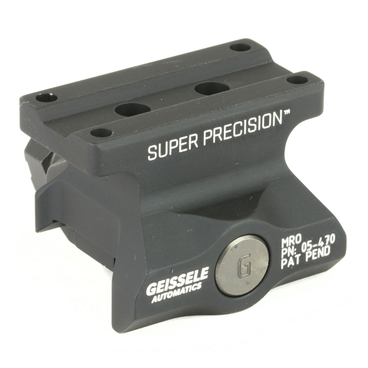 Geissele Super Precision Trijicon MRO Lower 1/3 Co-Witness Mount, Black - 05-470B - Geissele