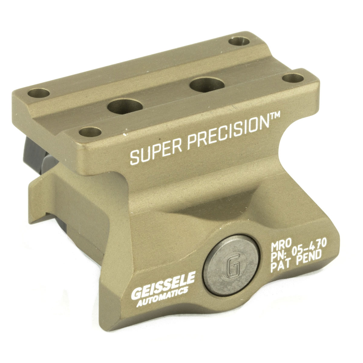 Geissele Super Precision Trijicon MRO Lower 1/3 Co-Witness Mount, Desert Dirt - 05-470S - Geissele