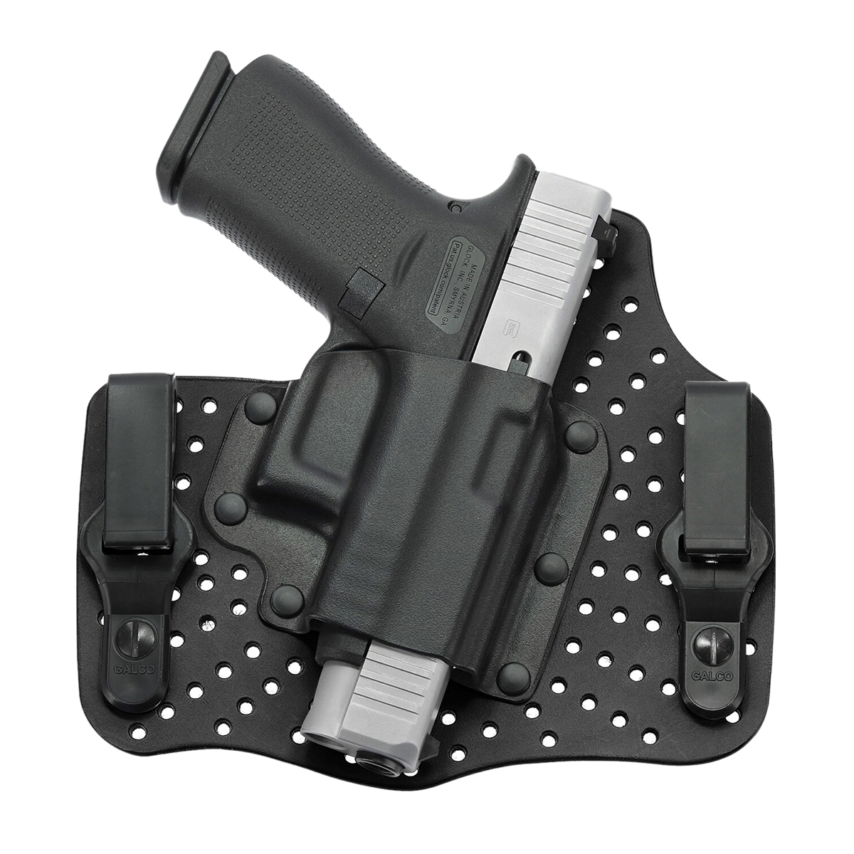 Galco KingTuk Air Shadow Systems CR920 IWB Holster RH Kydex/Leather, Black - Galco