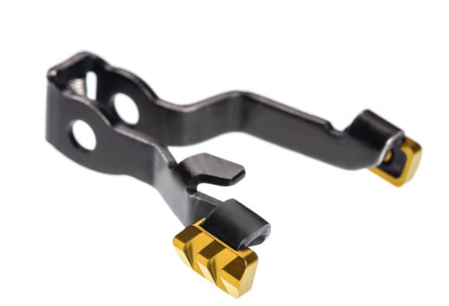 Tyrant Designs - Glock Extended Slide Release Gen 5 - Gold - TD-GSTOP-5-GOLD - Tyrant Designs Cnc