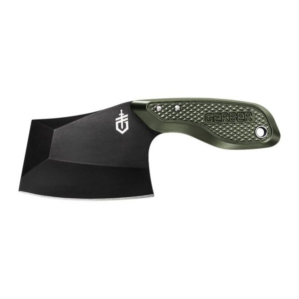 Gerber Tri Tip Mini Cleaver Knife, Green - 31-003727 - Gerber