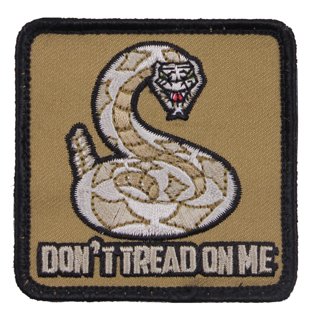 Rothco Rothco Dont Tread On Me Morale Patch - Tan, Packaging Bulk Packaging