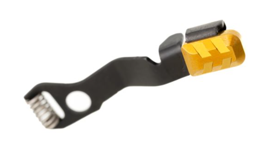 Tyrant Designs - Glock Extended Slide Release Stop G42, 43, 43X, 48 - Gold - TD-GSTOP-48-GOLD - Tyrant Designs Cnc