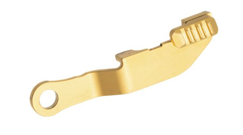 Tyrant Designs - Springfield Armory Hellcat Extended Slide Release, Gold - TD-HCATSCL-GOLD - Tyrant Designs Cnc