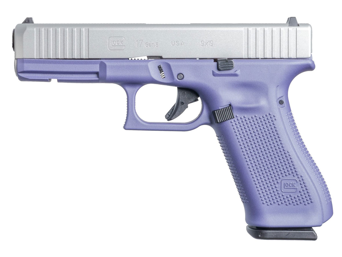 Glock 17 Gen 5 FS 9mm Pistol, Crushed Orchid/Satin - ACG-57059 - Glock