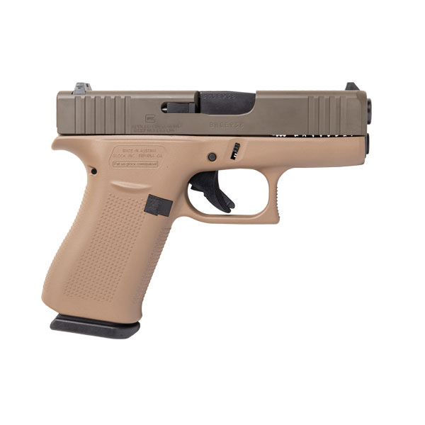 Glock 43X 9mm Pistol, Flat Dark Earth - ACG-00862 - Glock