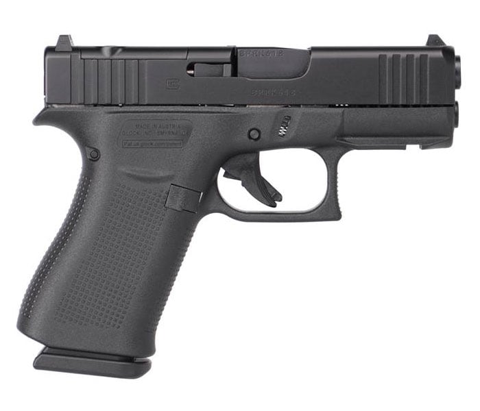Glock 43X FS MOS 9mm Pistol, Black - UX4350201FRMOS - Glock