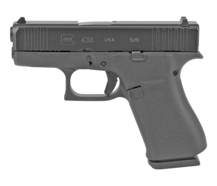 Glock 43X FS Slimline 9mm Pistol, Black - UX4350201 - Glock