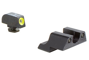 Trijicon Glock 42 HD Night Sight Set, Yellow Front - Trijicon