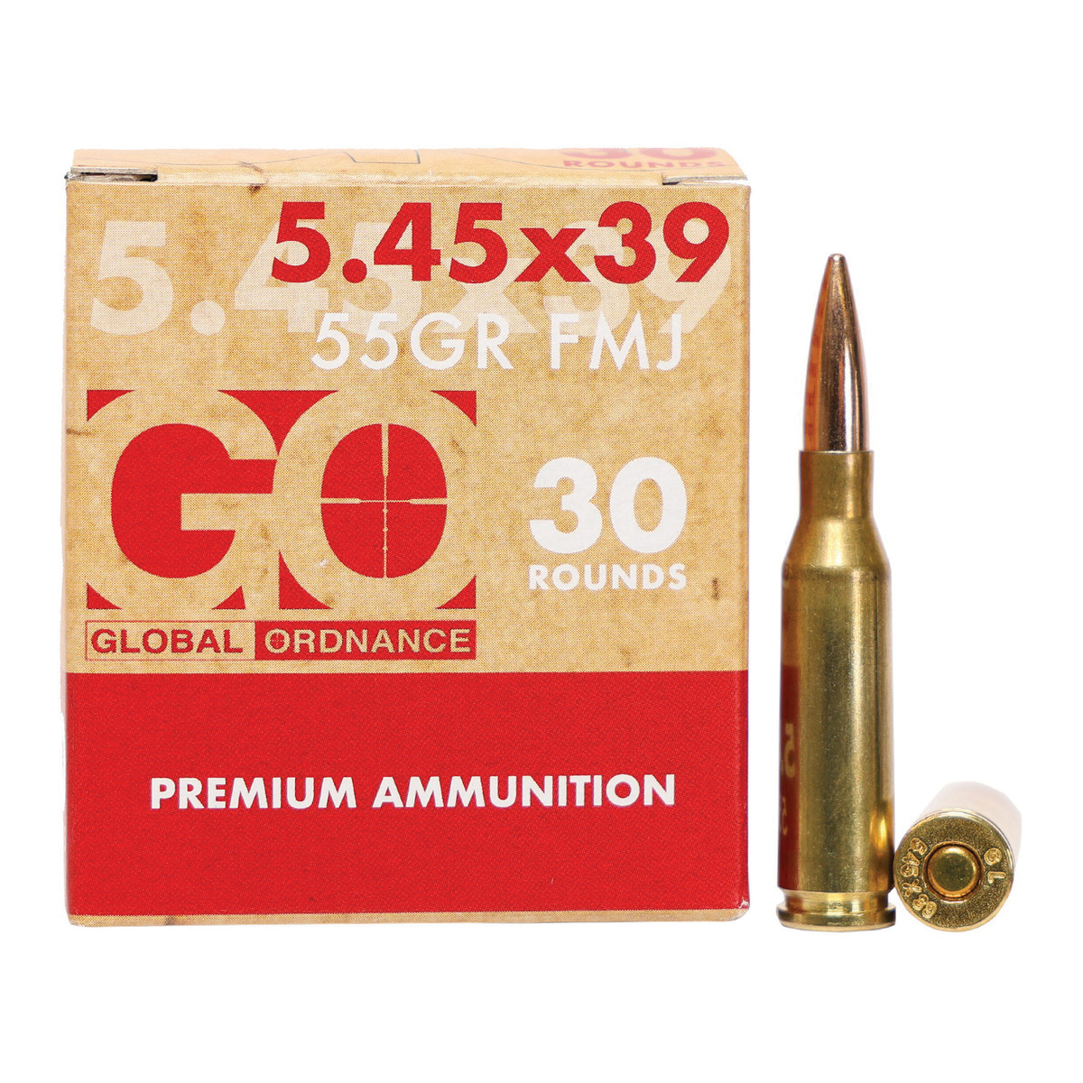 Global Ordnance 5.56x39mm 55 gr FMJ 30rds - Global Ordnance