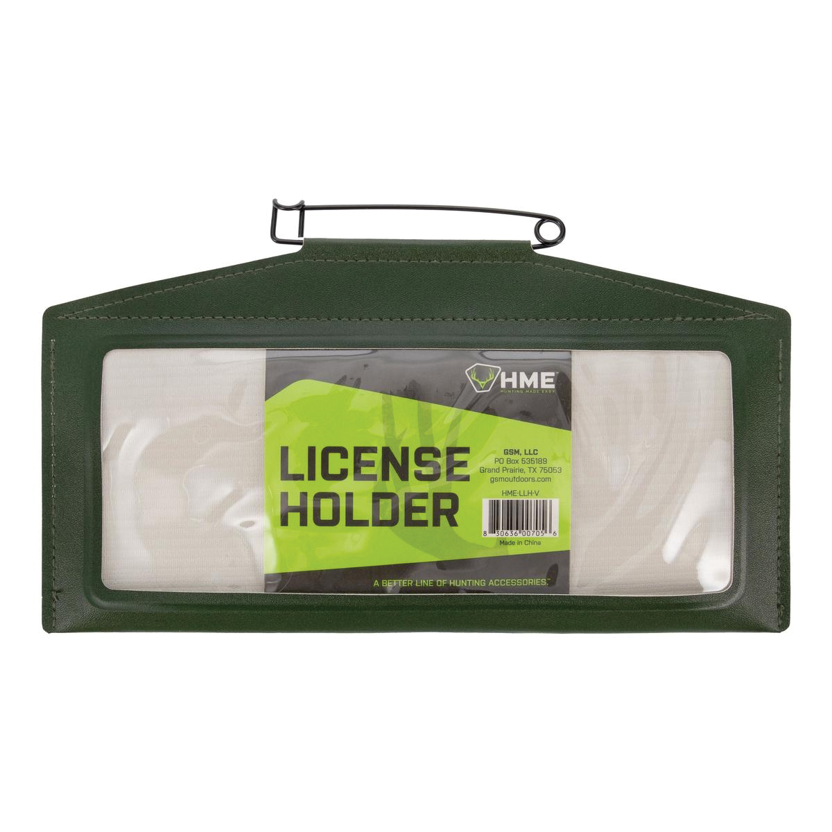 HME Large License Holder, Olive - Hme