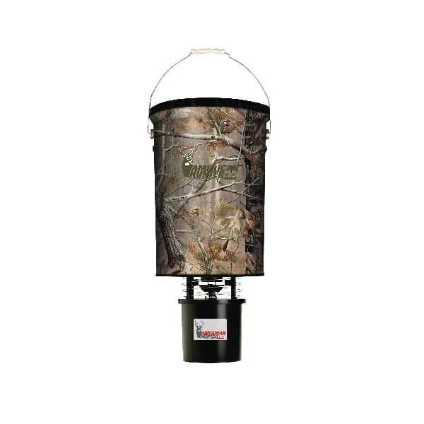 American Hunter 50 lb Hanging Feeder w/X-Pro Kit, Realtree AP Camouflage - American Hunter