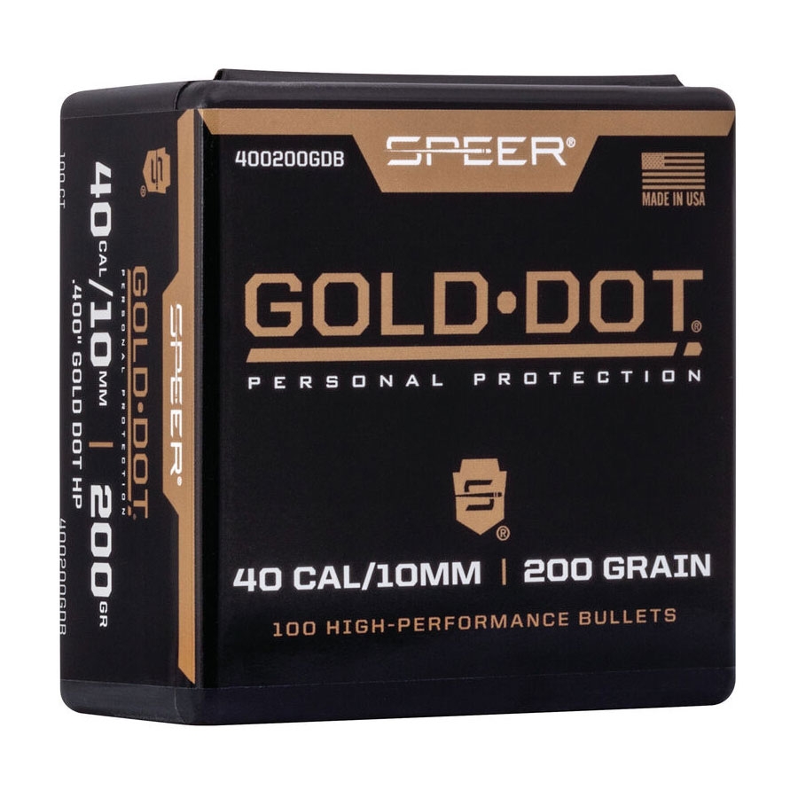Speer .400 200 GDHP Reloading, 100 Bullets - 400200DGB - Cci