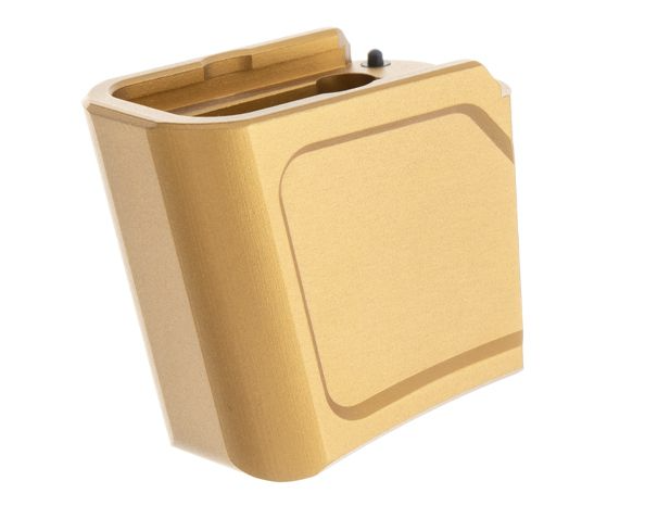 Tyrant Designs - +4 GLOCK 43X 48 Magazine Extension, Gold - TD-G48MAGEX-GOLD - Tyrant Designs Cnc