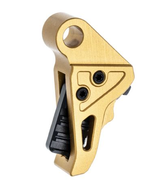 Tyrant Designs - Hellcat/Hellcat Pro Trigger - Gold Shoe - Black Hardware - TD-HCATTRIG-GOLD/BLK - Tyrant Designs Cnc