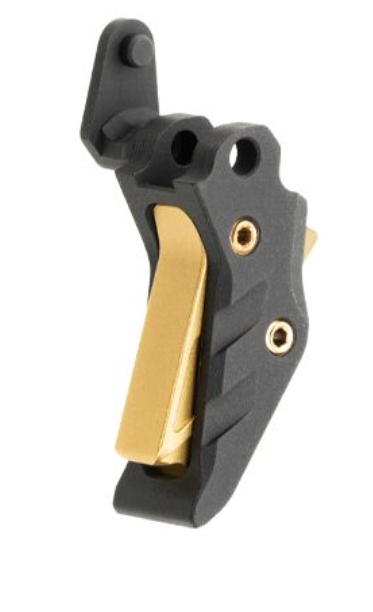 Tyrant Designs  Sig Sauer P365 Intellifire Trigger Black  Gold Blades  TDP365TRIGBLACKGOLD - Tyrant Designs Cnc