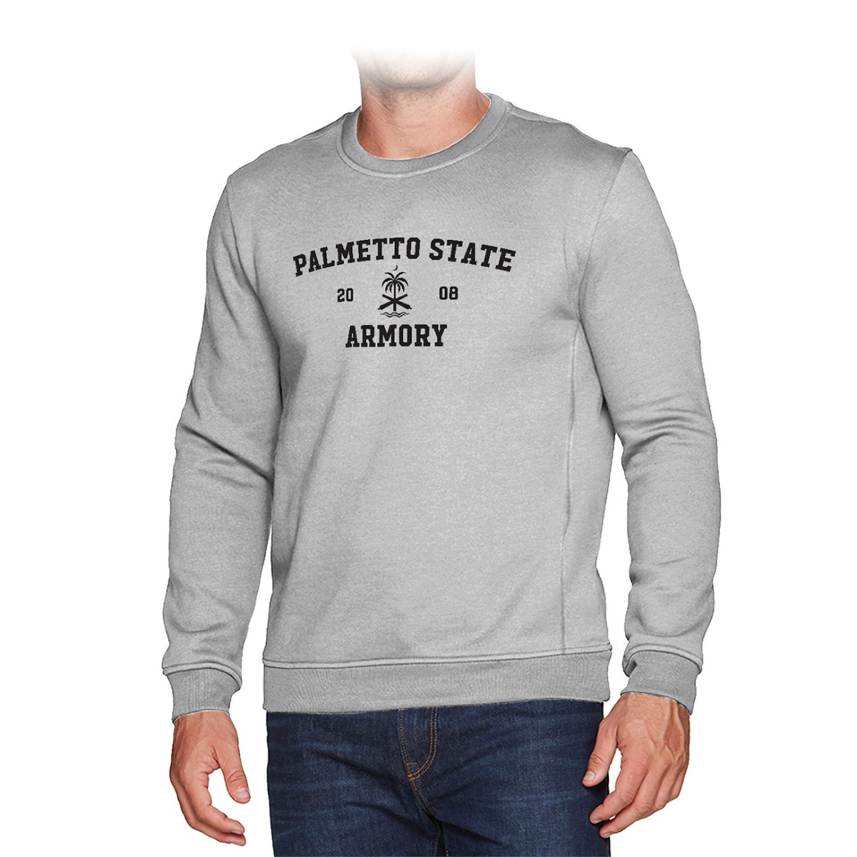 PSA Crewneck, Ash Grey - Large - Palmetto State Armory