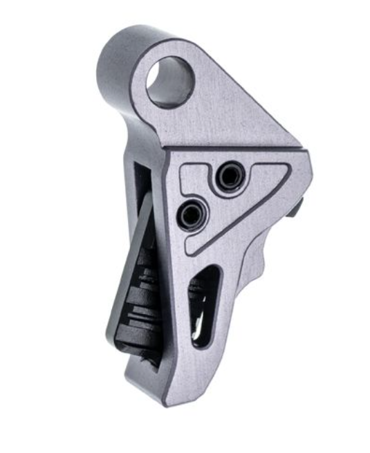 Tyrant Designs - Hellcat/Hellcat Pro Trigger - Grey Shoe - Black Hardware - TD-HCATTRIG-GREY/BLK - Tyrant Designs Cnc