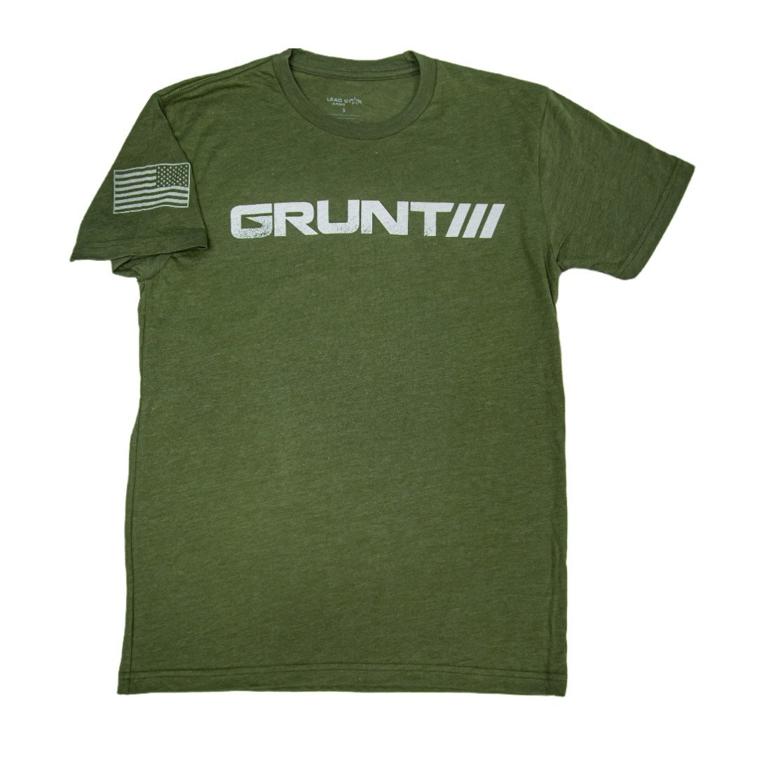 Lead Star Arms Grunt Logo Shirt, Sniper Green X-Large