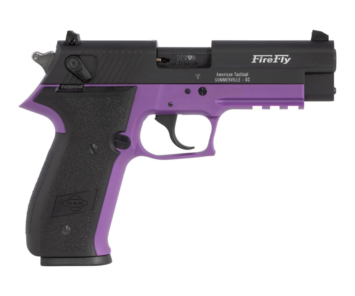 GSG Firefly .22 LR Pistol, Purple - GERG2210FFL - Ati