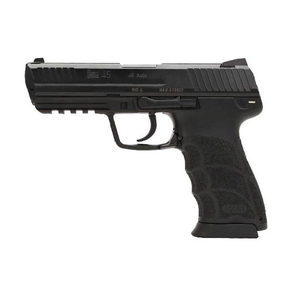 H&K HK45 V7 LEM DAO .45 ACP Pistol With 2 Magazines, Black - 81000028 - H&K