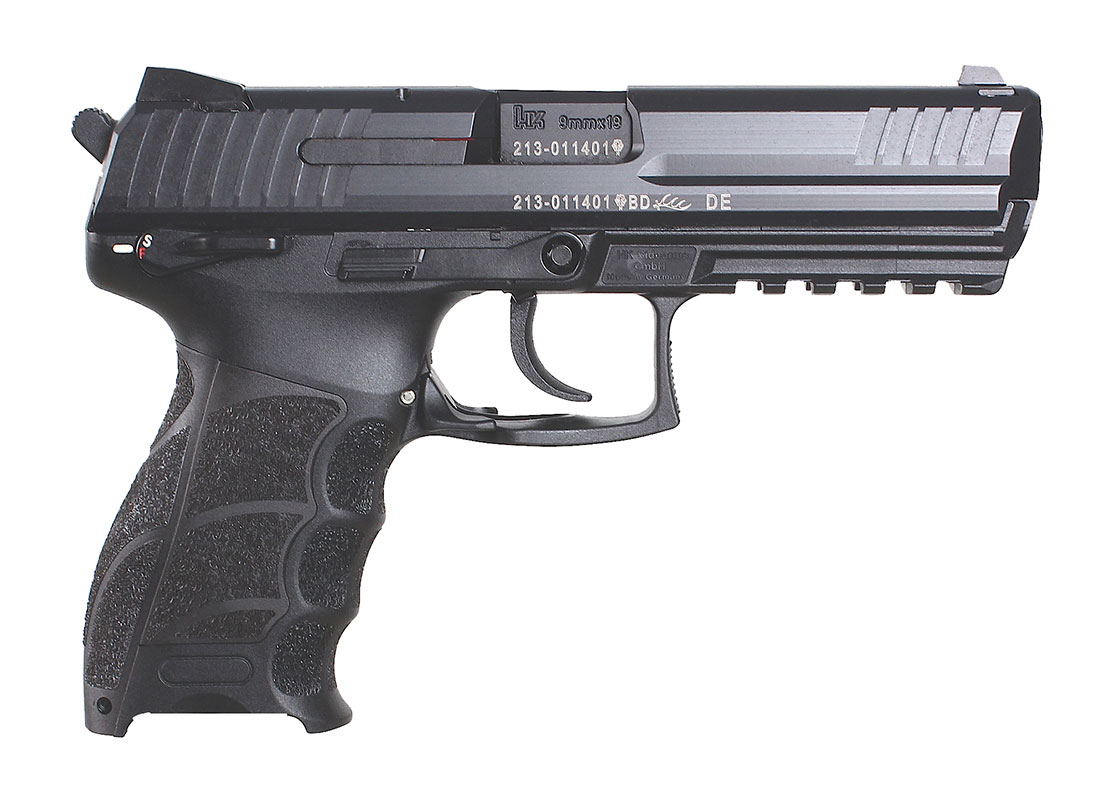 H&K P30LS V3 DA/SA 10 Round 9mm Pistol, Black - 81000125 - H&K