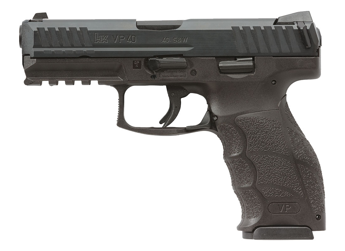 H&K VP40 .40 S&W Pistol With Night Sights, Black - 81000242 - H&K