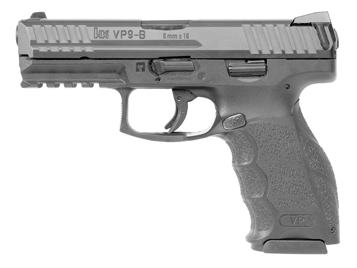 H&K VP9-B 4.1" 9mm Pistol With Push Button Magazine Release - 81000285 - H&K