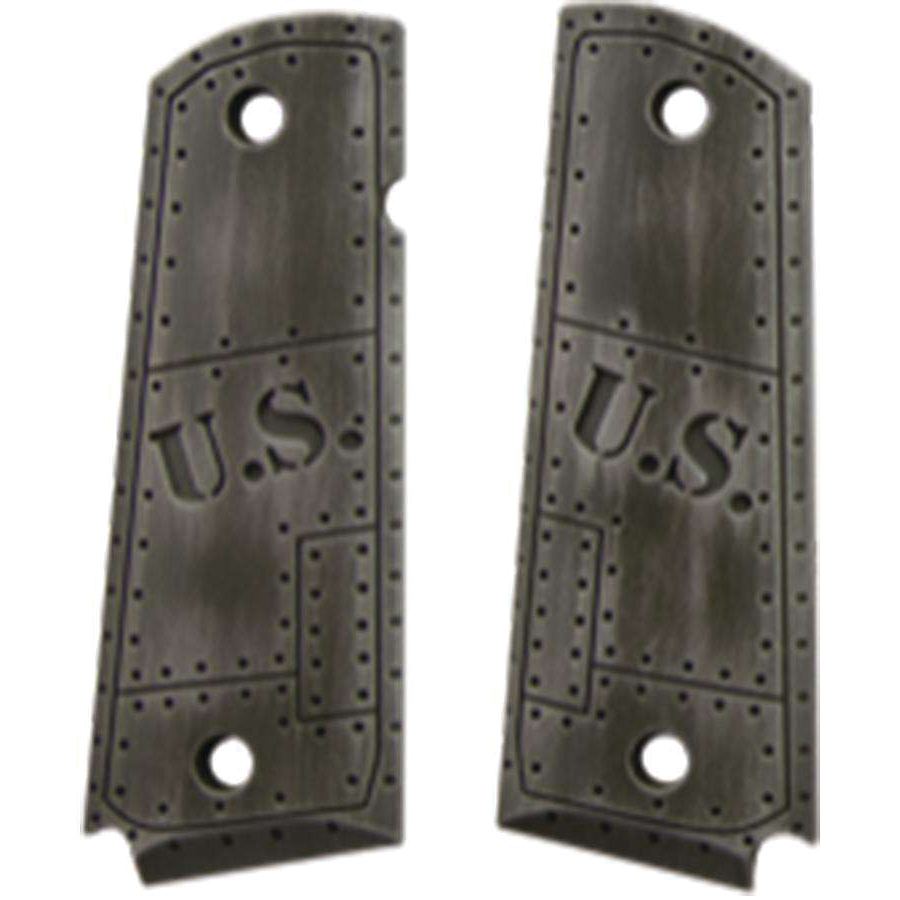 Hogue Extreme Tint Distressed Grip Fits 1911 Government, Green - Hogue