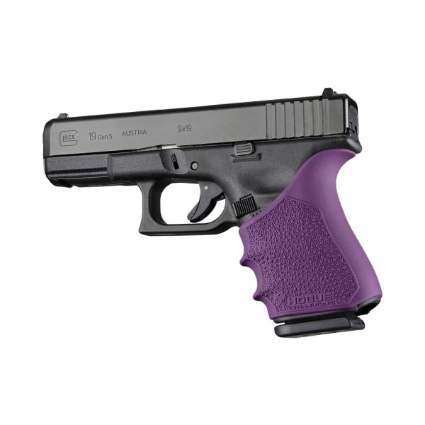 Hogue Handall Beavertail Grip Sleeve Fits Glock Gen 1-5 G19/G23/G32/G38, Purple